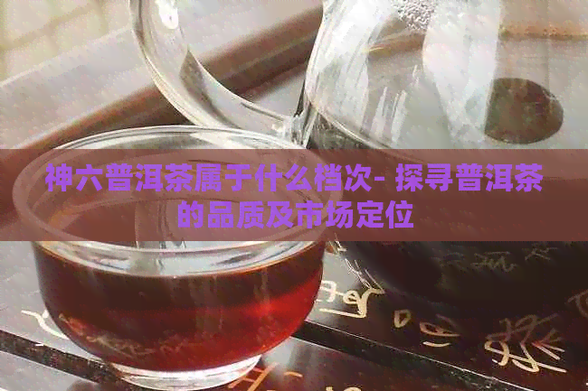 神六普洱茶属于什么档次- 探寻普洱茶的品质及市场定位