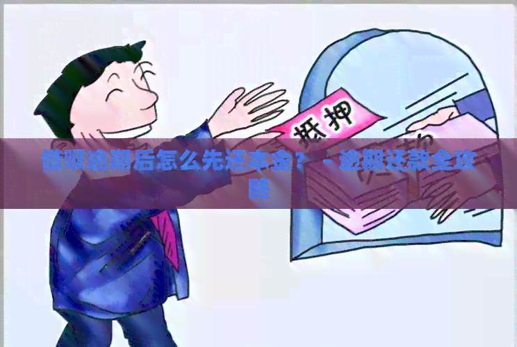 借呗逾期后怎么先还本金？ - 逾期还款全攻略