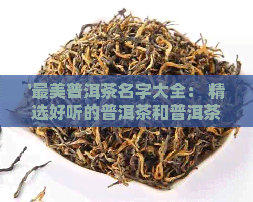 '最美普洱茶名字大全： 精选好听的普洱茶和普洱茶叶名字一览'