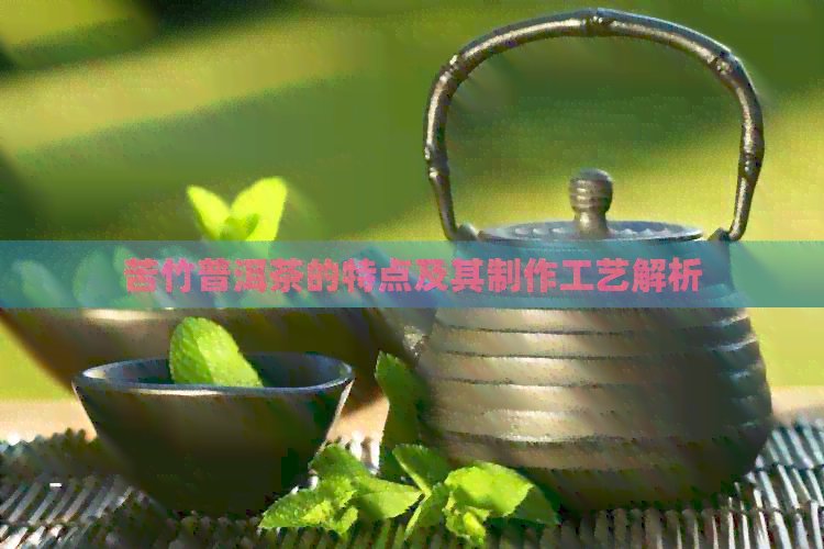 苦竹普洱茶的特点及其制作工艺解析