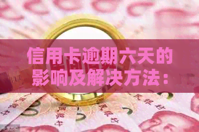 信用卡逾期六天的影响及解决方法：严重性、应对策略和信用修复建议