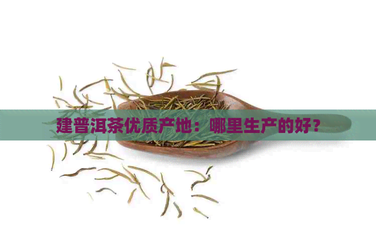 建普洱茶优质产地：哪里生产的好？