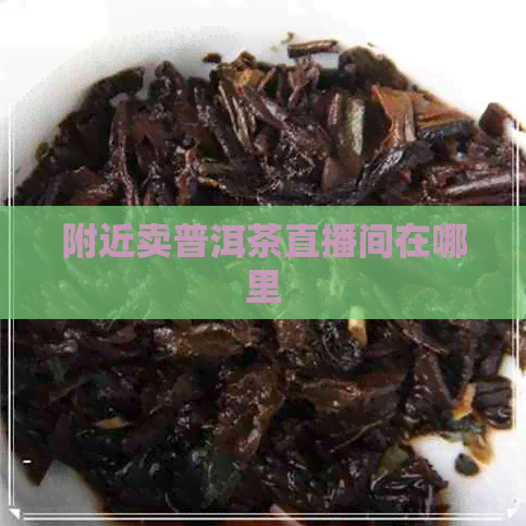 附近卖普洱茶直播间在哪里