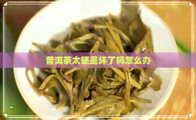 普洱茶太硬是坏了吗怎么办