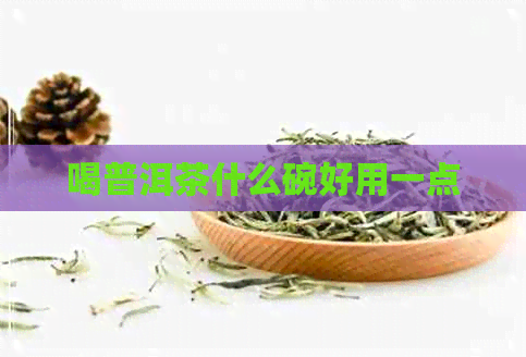 喝普洱茶什么碗好用一点