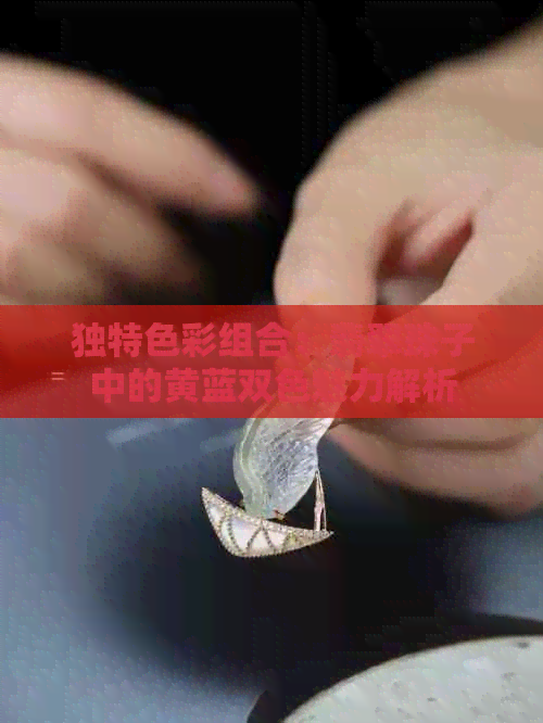 独特色彩组合：翡翠珠子中的黄蓝双色魅力解析