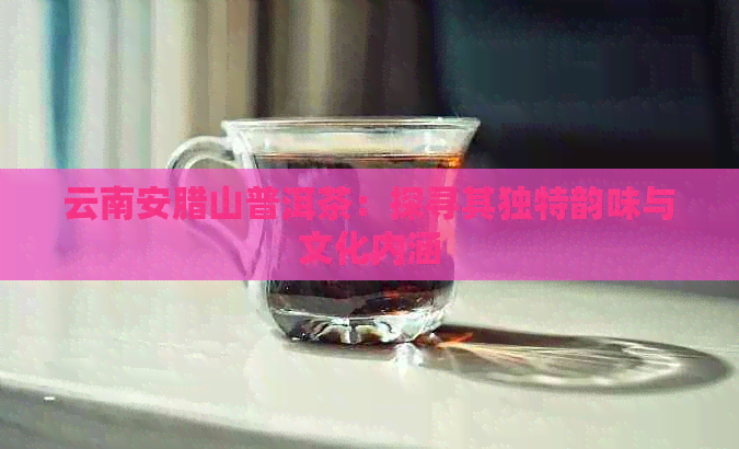 云南安腊山普洱茶：探寻其独特韵味与文化内涵