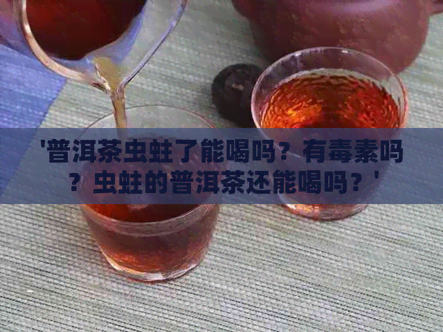 '普洱茶虫蛀了能喝吗？有素吗？虫蛀的普洱茶还能喝吗？'