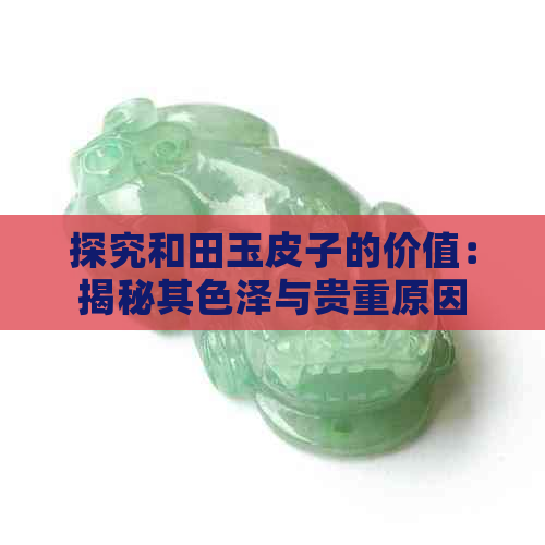 探究和田玉皮子的价值：揭秘其色泽与贵重原因