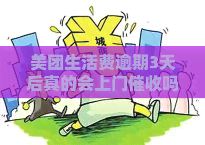 美团生活费逾期3天后真的会上门吗？