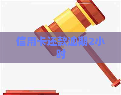 信用卡还款逾期2小时