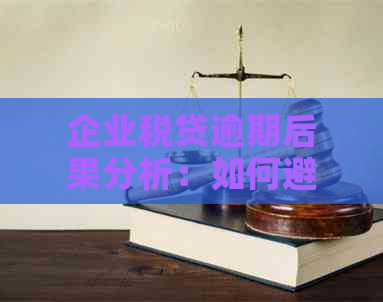 企业税贷逾期后果分析：如何避免不良信用记录？