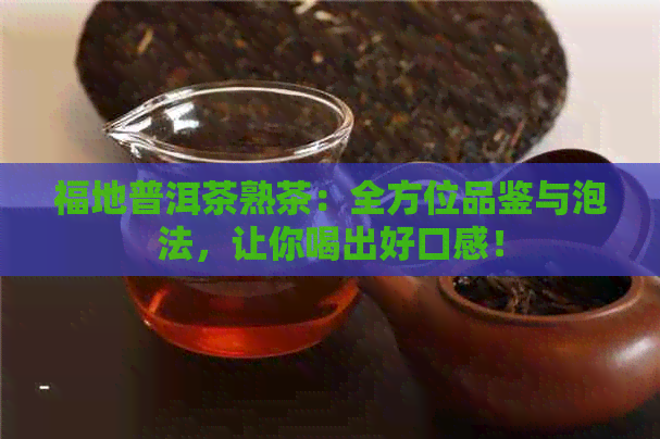 福地普洱茶熟茶：全方位品鉴与泡法，让你喝出好口感！