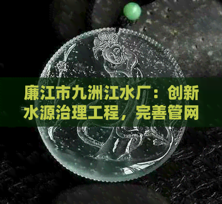 廉江市九洲江水厂：创新水源治理工程，完善管网配套，助力防洪保障