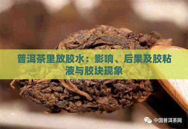 普洱茶里放胶水：影响、后果及胶粘液与胶块现象