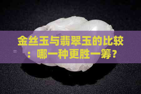 金丝玉与翡翠玉的比较：哪一种更胜一筹？