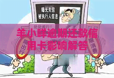 羊小咩逾期还款信用卡影响解答