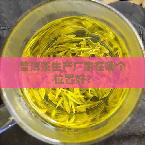 普洱茶生产厂家在哪个位置好？