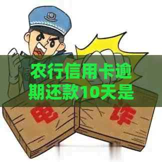 农行信用卡逾期还款10天是否会被视为逾期？逾期还款的后果及解决方法