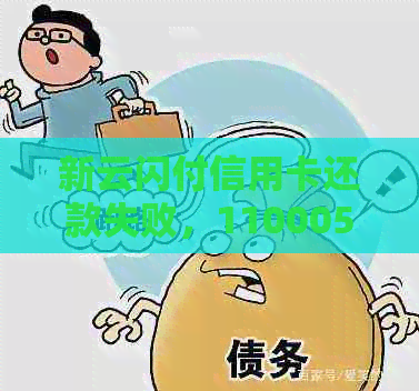 新云闪付信用卡还款失败，110005错误代码解读与解决方法