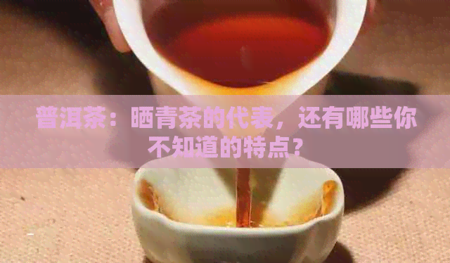 普洱茶：晒青茶的代表，还有哪些你不知道的特点？