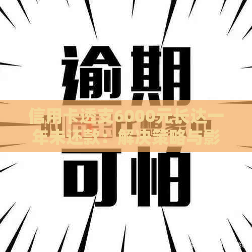 信用卡透支6000元长达一年未还款：解决策略与影响分析