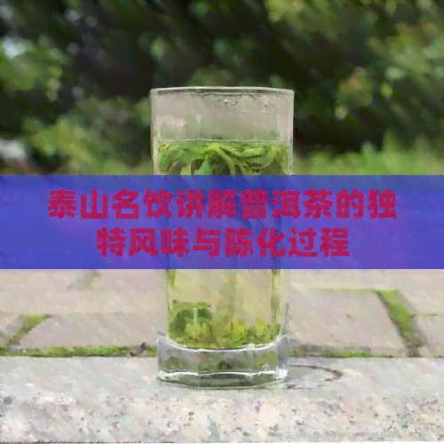 泰山名饮讲解普洱茶的独特风味与陈化过程