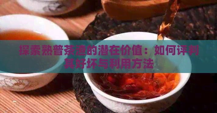 探索熟普茶渣的潜在价值：如何评判其好坏与利用方法