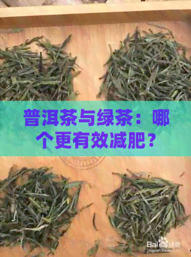 普洱茶与绿茶：哪个更有效减肥？