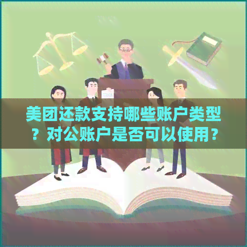 美团还款支持哪些账户类型？对公账户是否可以使用？如何进行还款操作？