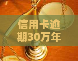 信用卡逾期30万年化利率3折一年需要支付的费用及相关解决方法详解