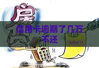 信用卡逾期了几万不还