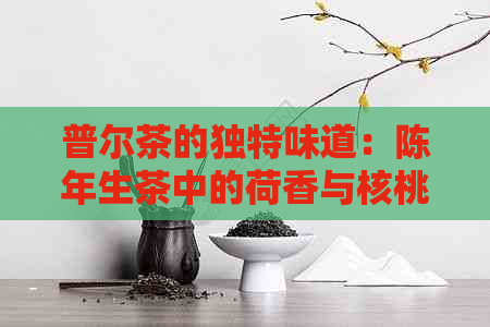 普尔茶的独特味道：陈年生茶中的荷香与核桃滋味