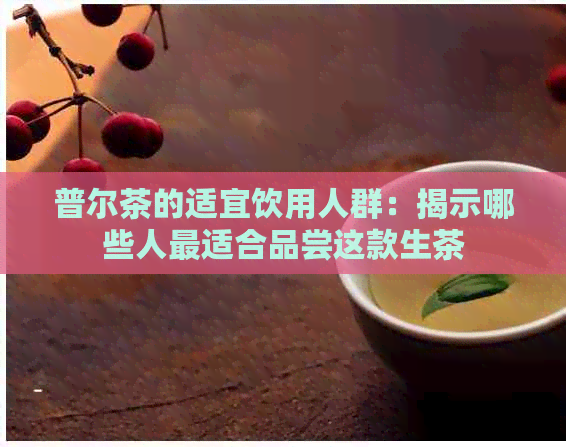 普尔茶的适宜饮用人群：揭示哪些人最适合品尝这款生茶