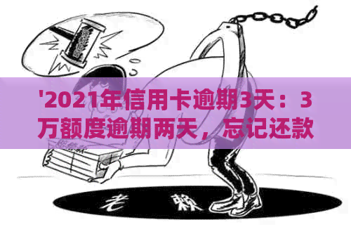 '2021年信用卡逾期3天：3万额度逾期两天，忘记还款的痛苦经历'