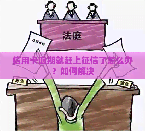 信用卡逾期就赶上了怎么办？如何解决