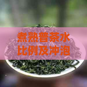 煮熟普茶水比例及冲泡方法：掌握关键比例，品尝美味熟普