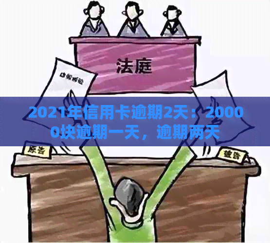 2021年信用卡逾期2天：20000块逾期一天，逾期两天