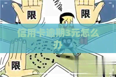 信用卡逾期3元怎么办