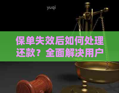 保单失效后如何处理还款？全面解决用户相关问题的操作指南