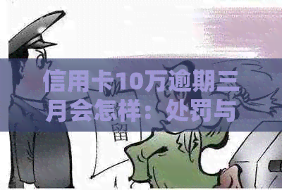 信用卡10万逾期三月会怎样：处罚与解决办法