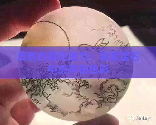 翡翠的紫色魅力：探索宝石中的神秘色彩