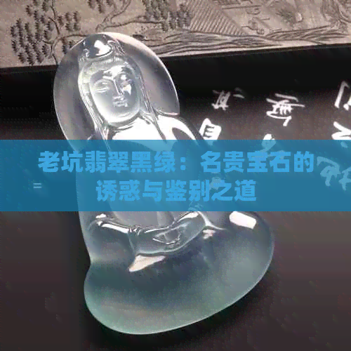 老坑翡翠黑绿：名贵宝石的诱惑与鉴别之道