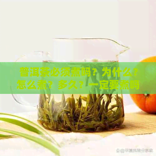 普洱茶必须煮吗？为什么？怎么煮？多久？一定要煮吗？