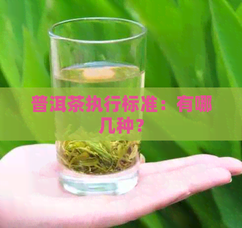 普洱茶执行标准：有哪几种？