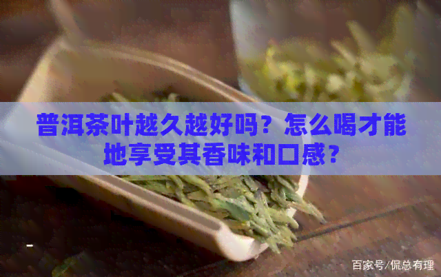 普洱茶叶越久越好吗？怎么喝才能地享受其香味和口感？