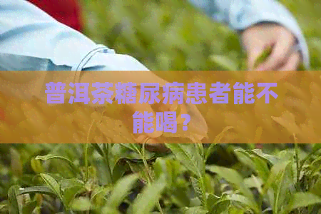 普洱茶糖尿病患者能不能喝？