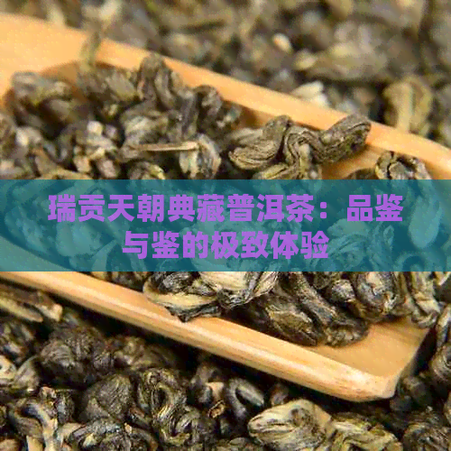 瑞贡天朝典藏普洱茶：品鉴与鉴的极致体验