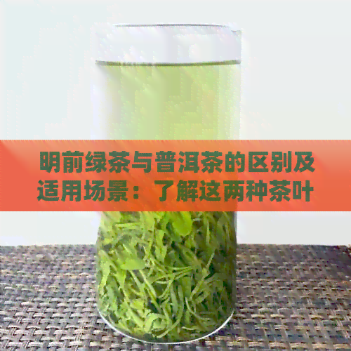 明前绿茶与普洱茶的区别及适用场景：了解这两种茶叶的不同，避免喝错！