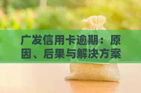 广发信用卡逾期：原因、后果与解决方案，是否会上门？一文解答您的疑问